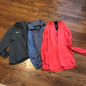 Boys Quarter Zip Dry Active Trio